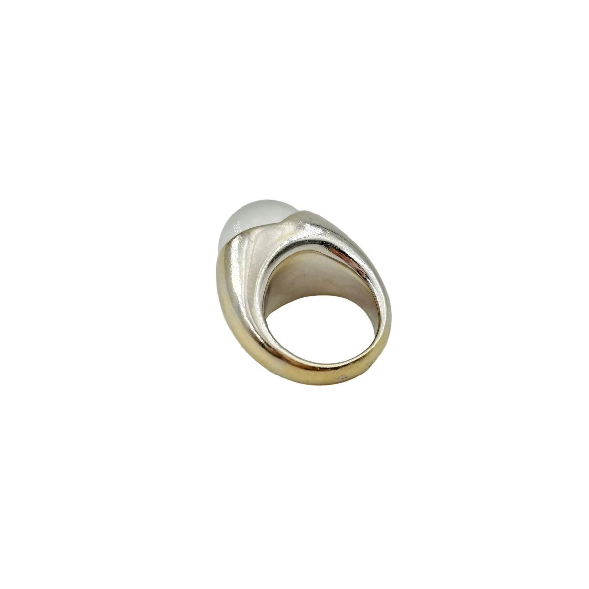 Bague MAUBOUSSIN "Transparence" en or blanc, cristal de roche et diamant - Castafiore