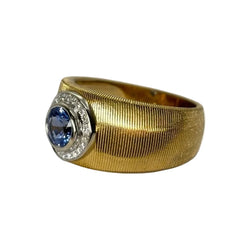 Bague MAUBOUSSIN Un été en Toscane en or jaune saphir et diamants - Castafiore