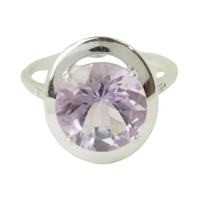 Bague MAUBOUSSIN Vraiment jolie mon amour en or blanc améthyste et diamants - Castafiore