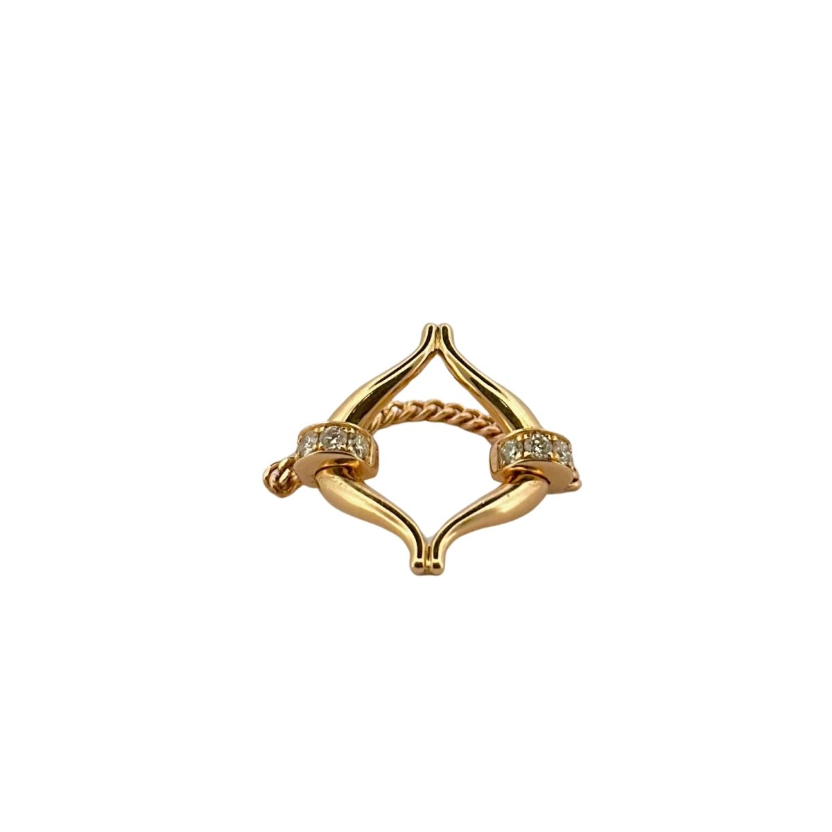 Bague MAZARIN en or jaune et diamants - Castafiore
