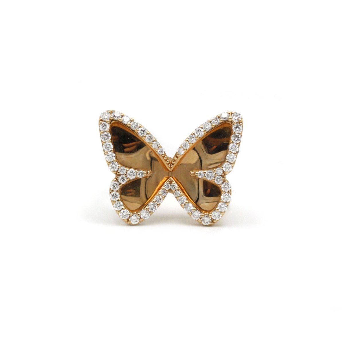 Bague MESSIKA "Butterfly" en or rose et diamant - Castafiore