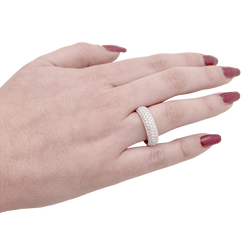 Bague MESSIKA "Divine Enigma" en or rose et diamant - Castafiore