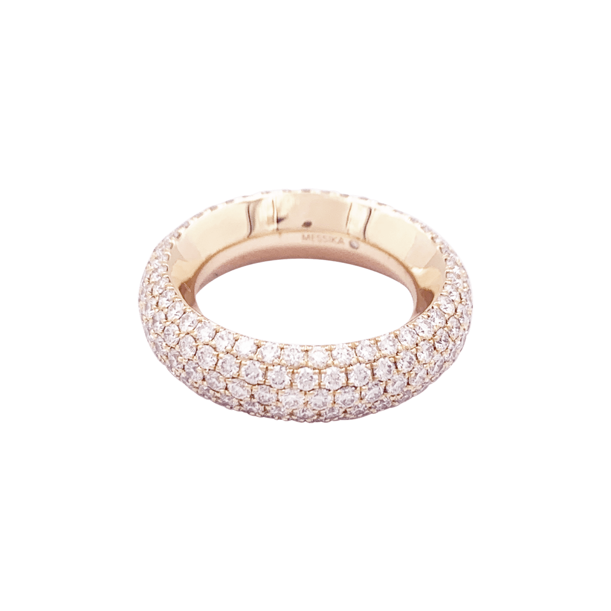 Bague MESSIKA "Divine Enigma" en or rose et diamant - Castafiore