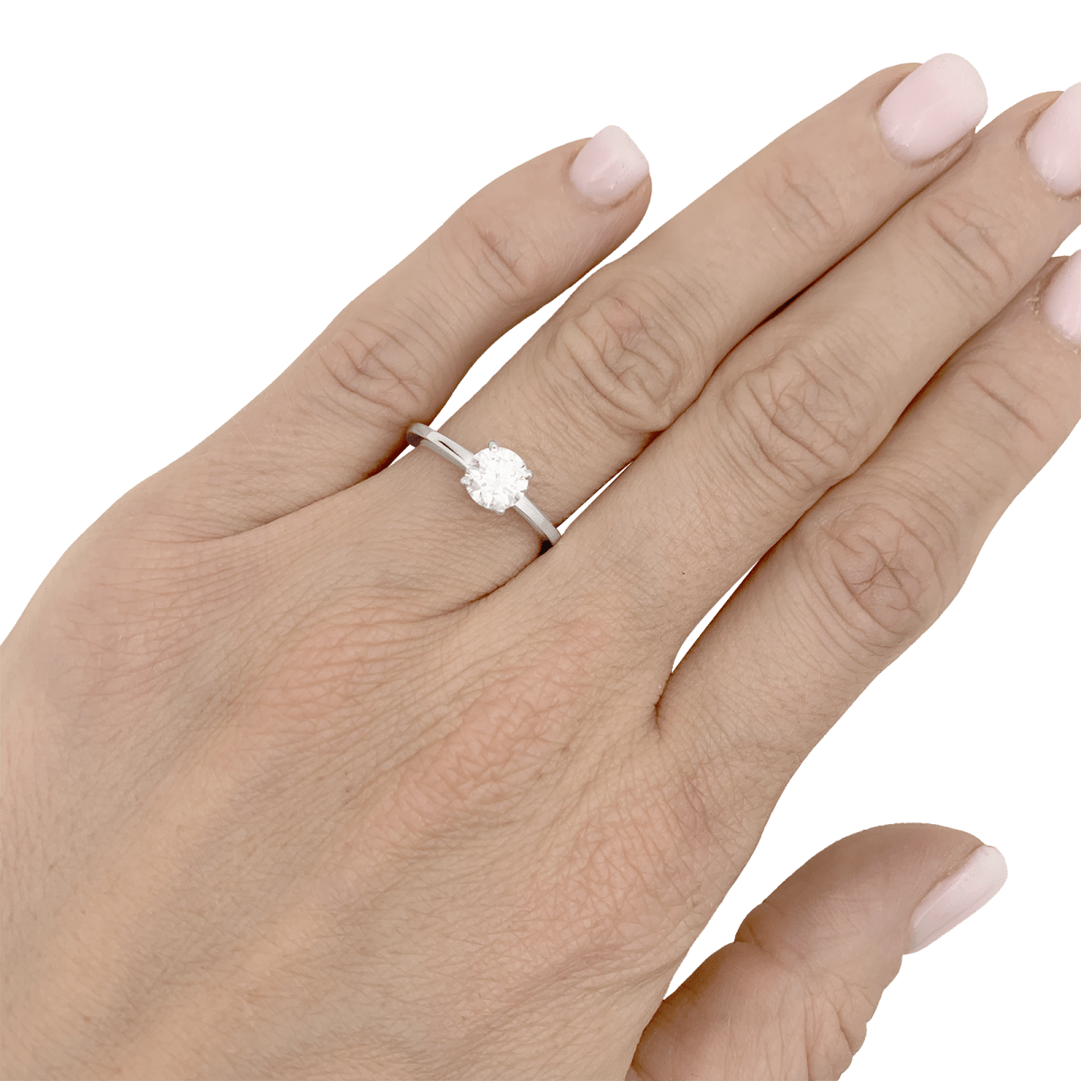Bague MESSIKA, "Emotion", diamant, or blanc. - Castafiore