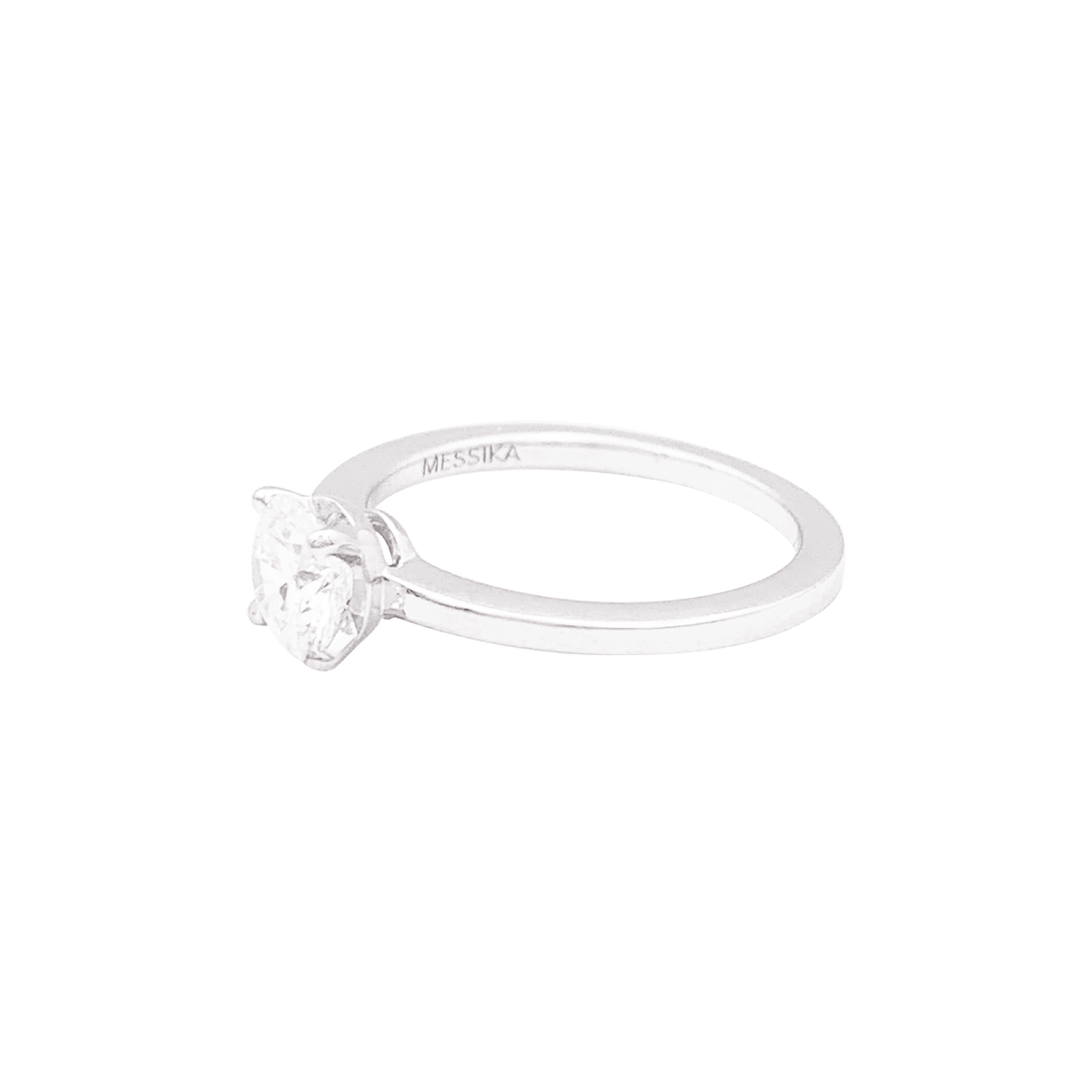 Bague MESSIKA, "Emotion", diamant, or blanc. - Castafiore