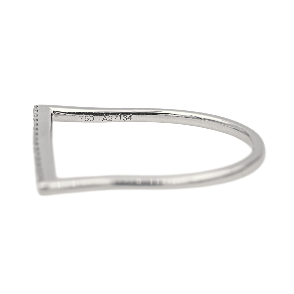 Bague MESSIKA "Gatsby Barrette" en or blanc et diamants - Castafiore