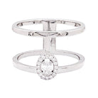 Bague MESSIKA "Glam'Azone" en or blanc et diamants - Castafiore