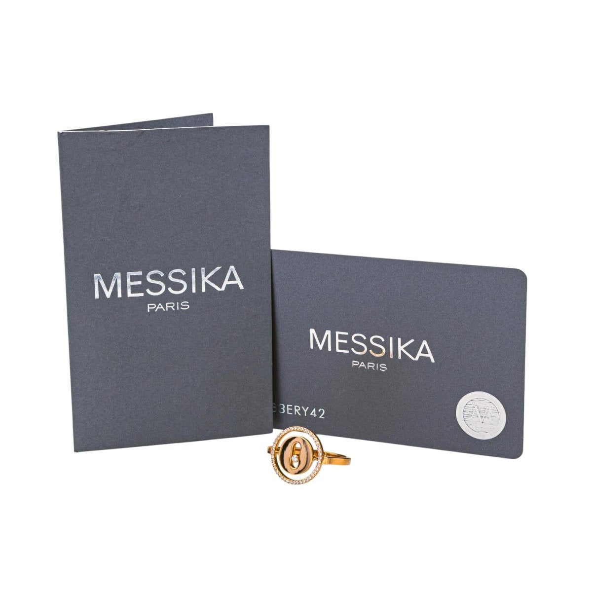 Bague MESSIKA Lucky Move en or rose diamant - Castafiore