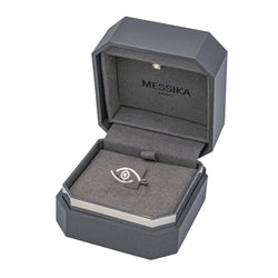 Bague MESSIKA "Luckye Eye" en or blanc et diamants - Castafiore