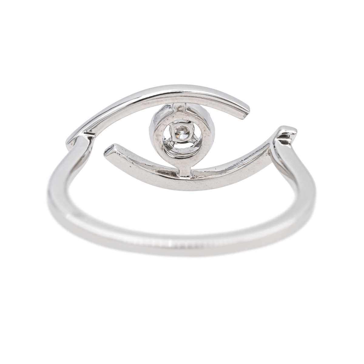 Bague MESSIKA "Luckye Eye" en or blanc et diamants - Castafiore