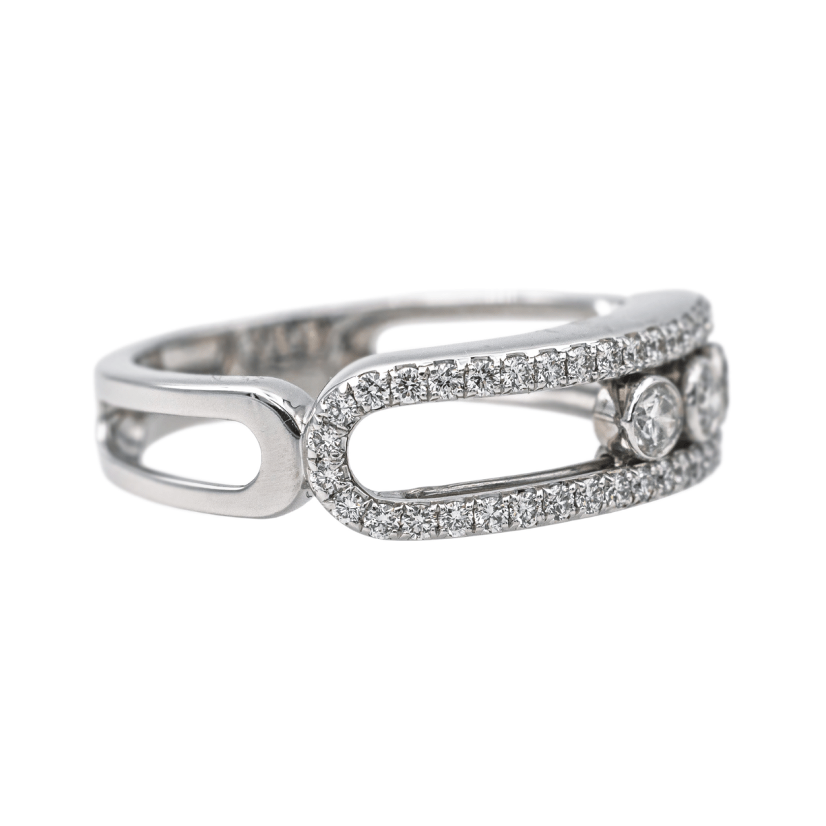Bague MESSIKA "Move" en or blanc et diamant - Castafiore