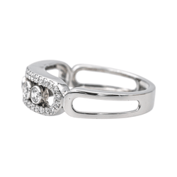 Bague MESSIKA "Move" en or blanc et diamant - Castafiore