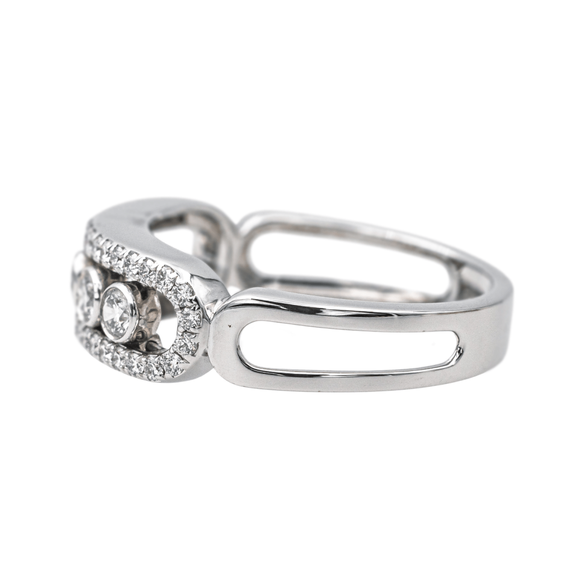 Bague MESSIKA "Move" en or blanc et diamant - Castafiore