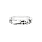 Bague MESSIKA "Move" en or blanc et diamants - Castafiore