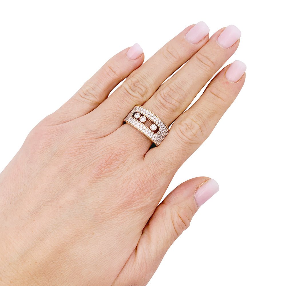 Or Rose Bijoux Messika Occasion Messika Ring, “Move Joaillerie
