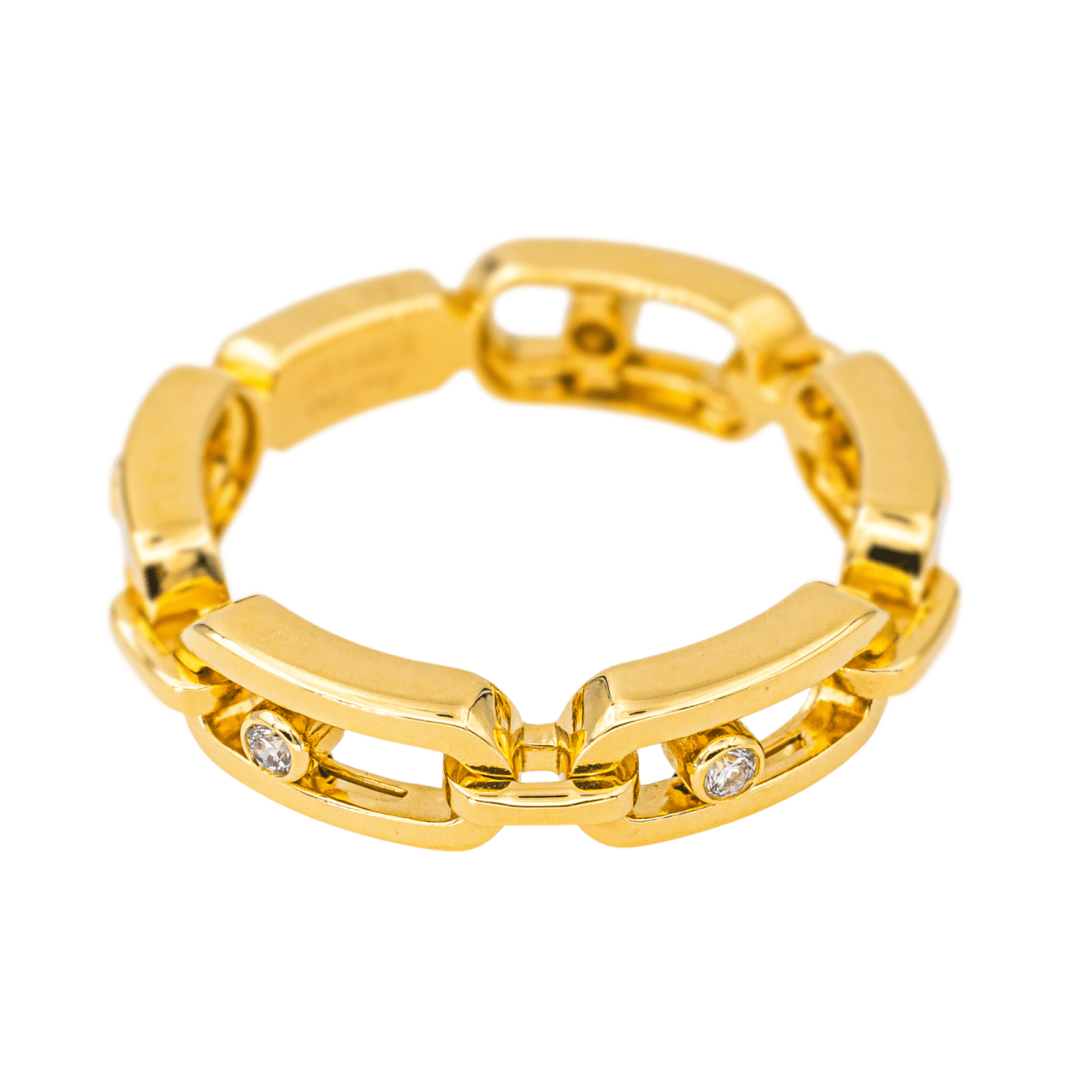 Bague MESSIKA "Move Link Muti" en or jaune et diamants - Castafiore