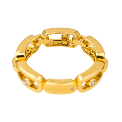 Bague MESSIKA "Move Link Muti" en or jaune et diamants - Castafiore