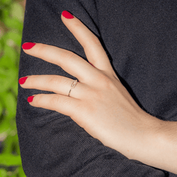 Bague MESSIKA "Move Uno" en or blanc et diamants - Castafiore