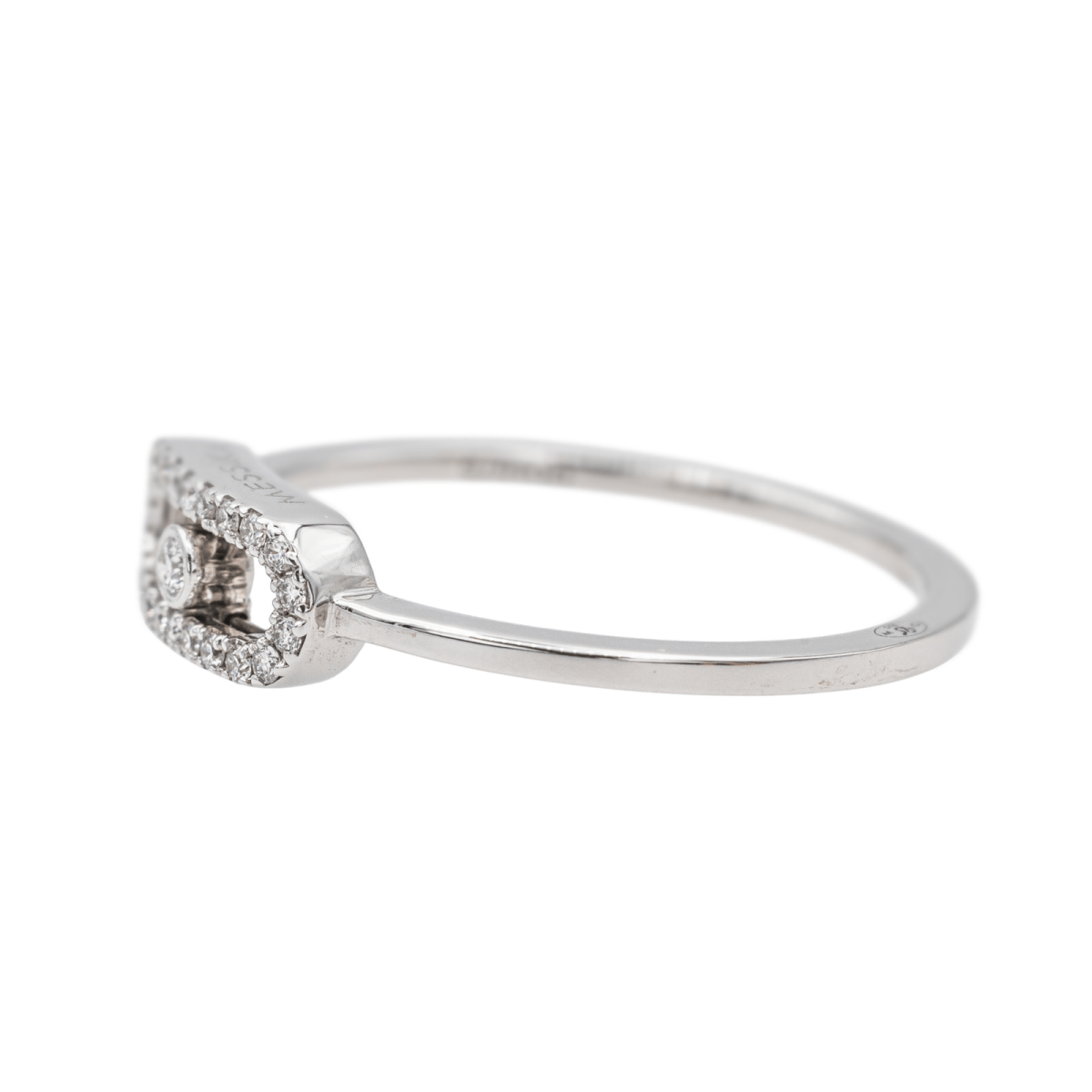 Bague MESSIKA "Move Uno" en or blanc et diamants - Castafiore