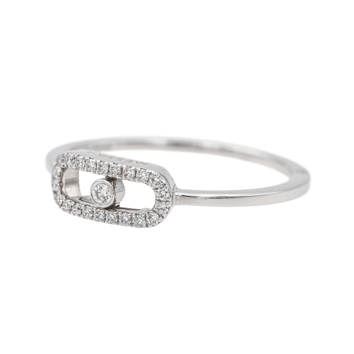 Bague MESSIKA "Move Uno" en or blanc et diamants - Castafiore