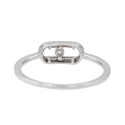 Bague MESSIKA "Move Uno" en or blanc et diamants - Castafiore