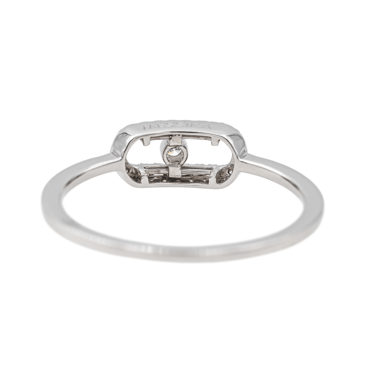 Bague MESSIKA "Move Uno" en or blanc et diamants - Castafiore