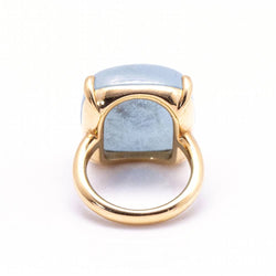 Bague MILKY en or et aigue - marine - Castafiore