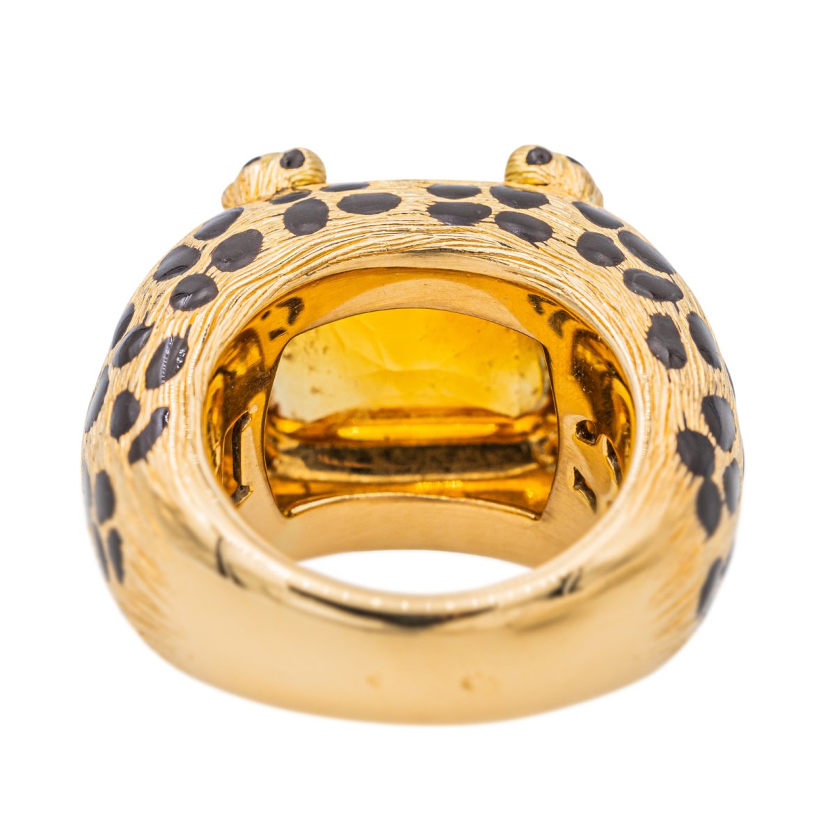 Bague Mitza Dior en or jaune avec citrine - Castafiore