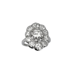 Bague modèle Pompadour diamants - Castafiore