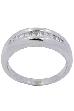 BAGUE MODERNE DIAMANTS - Castafiore