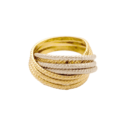 Bague multi - jonc trois ors - Castafiore