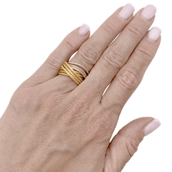 Bague multi - jonc trois ors - Castafiore