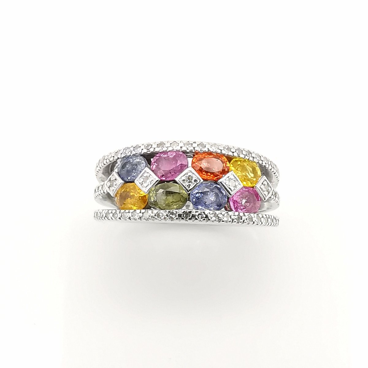 Bague multi - pierres précieuses - Castafiore