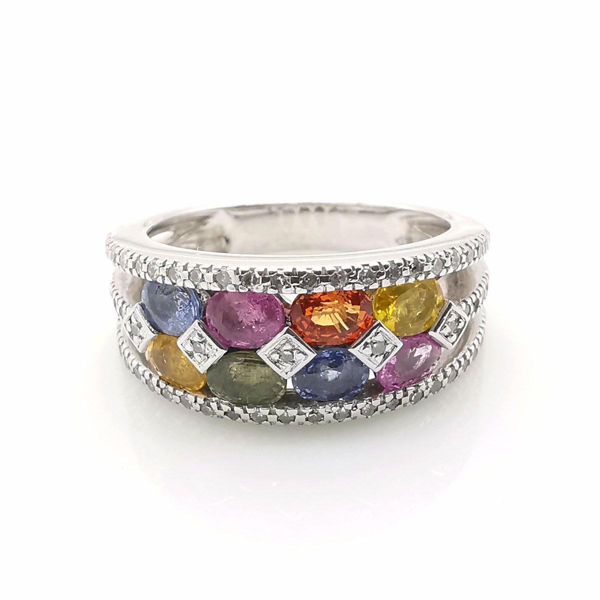 Bague multi - pierres précieuses - Castafiore