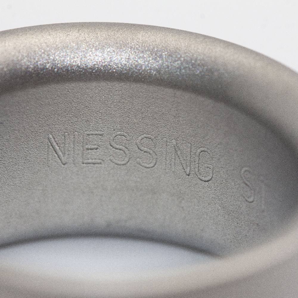 Bague NIESSING en acier et diamants - Castafiore