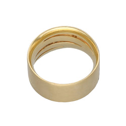 Bague Niessing Fontana – Or Jaune 18k – 3 Diamants env. 0,05 ct H-VS – Taille 54,5
