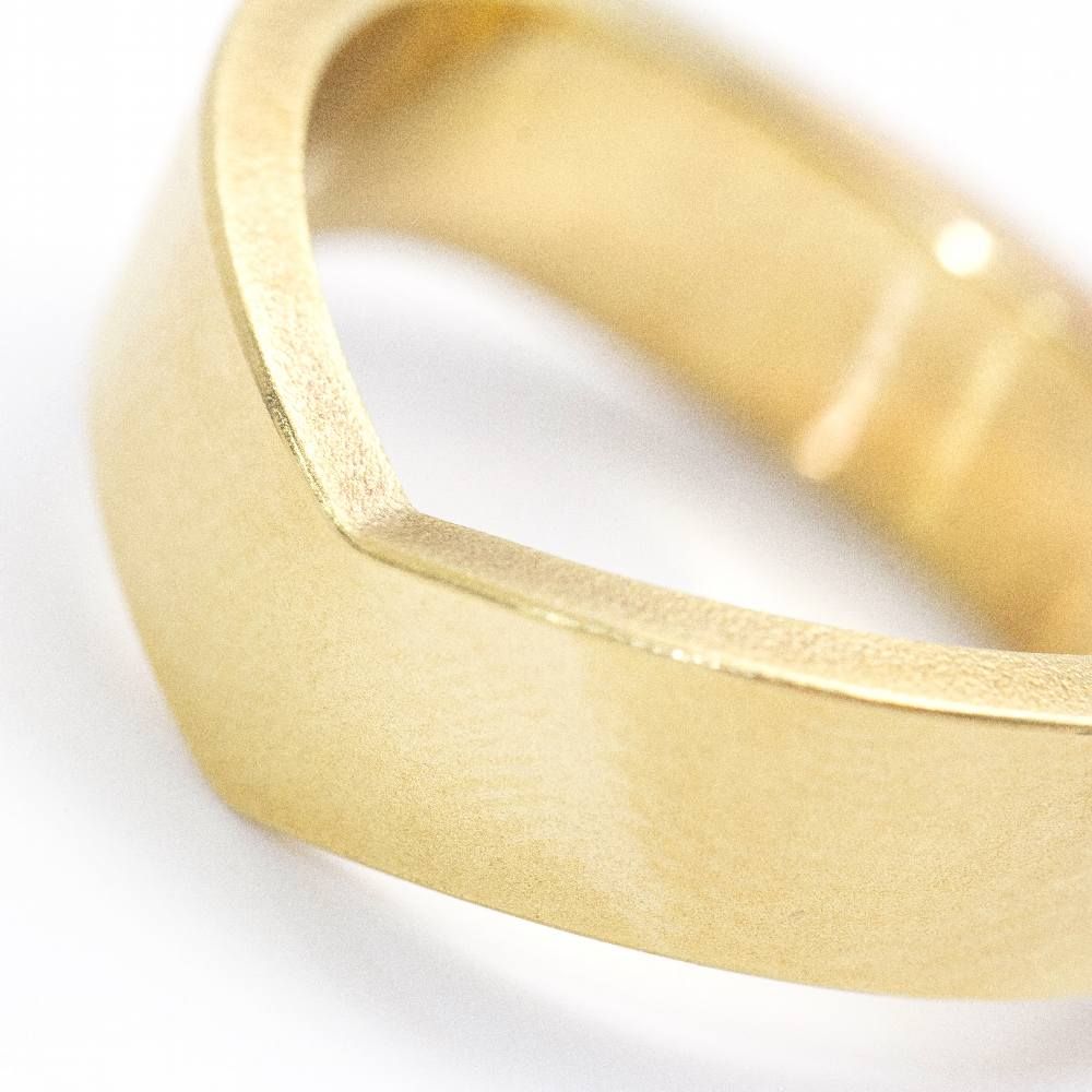 Bague NIESSING "PIK" en or jaune - Castafiore