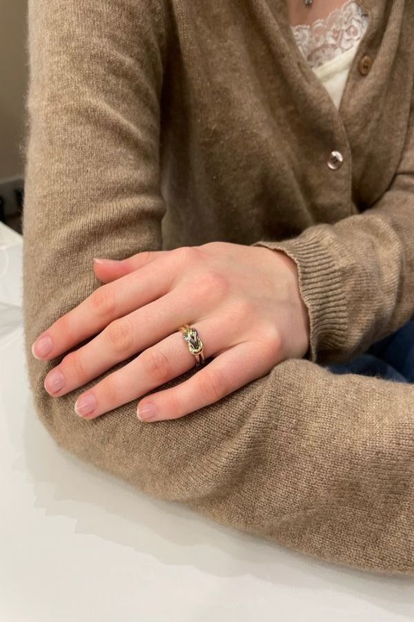 BAGUE NŒUD D'HÉRACLÈS - Castafiore