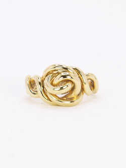 Bague noeud vintage or jaune - Castafiore