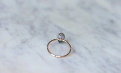 Bague Noisette Saphir et Diamants - Castafiore
