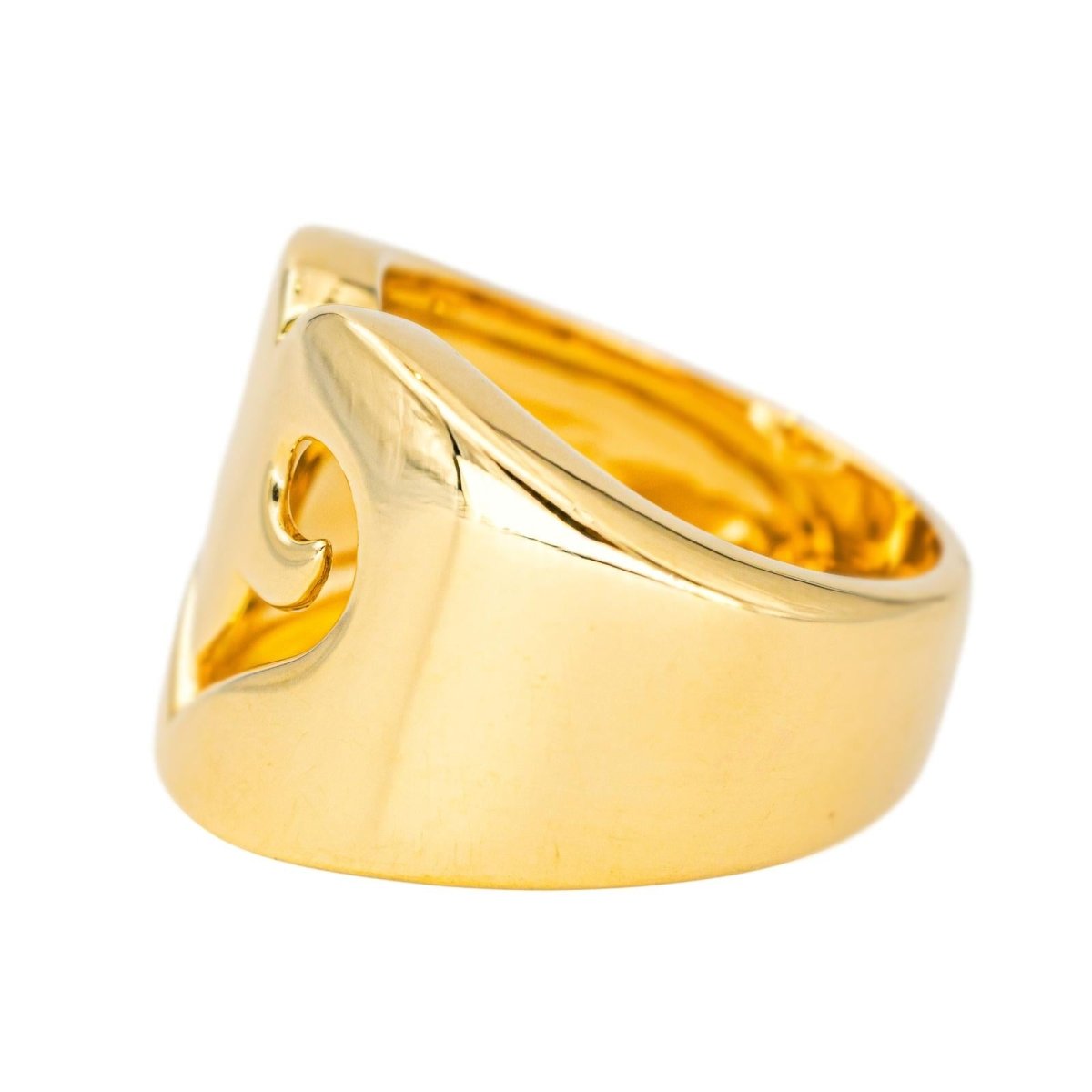 Bague O.J. PERRIN "Cœur Légende" en or jaune - Castafiore