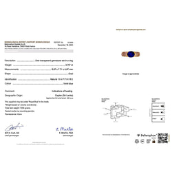 Bague O.J.PERRIN or jaune, saphirs et diamants - Castafiore