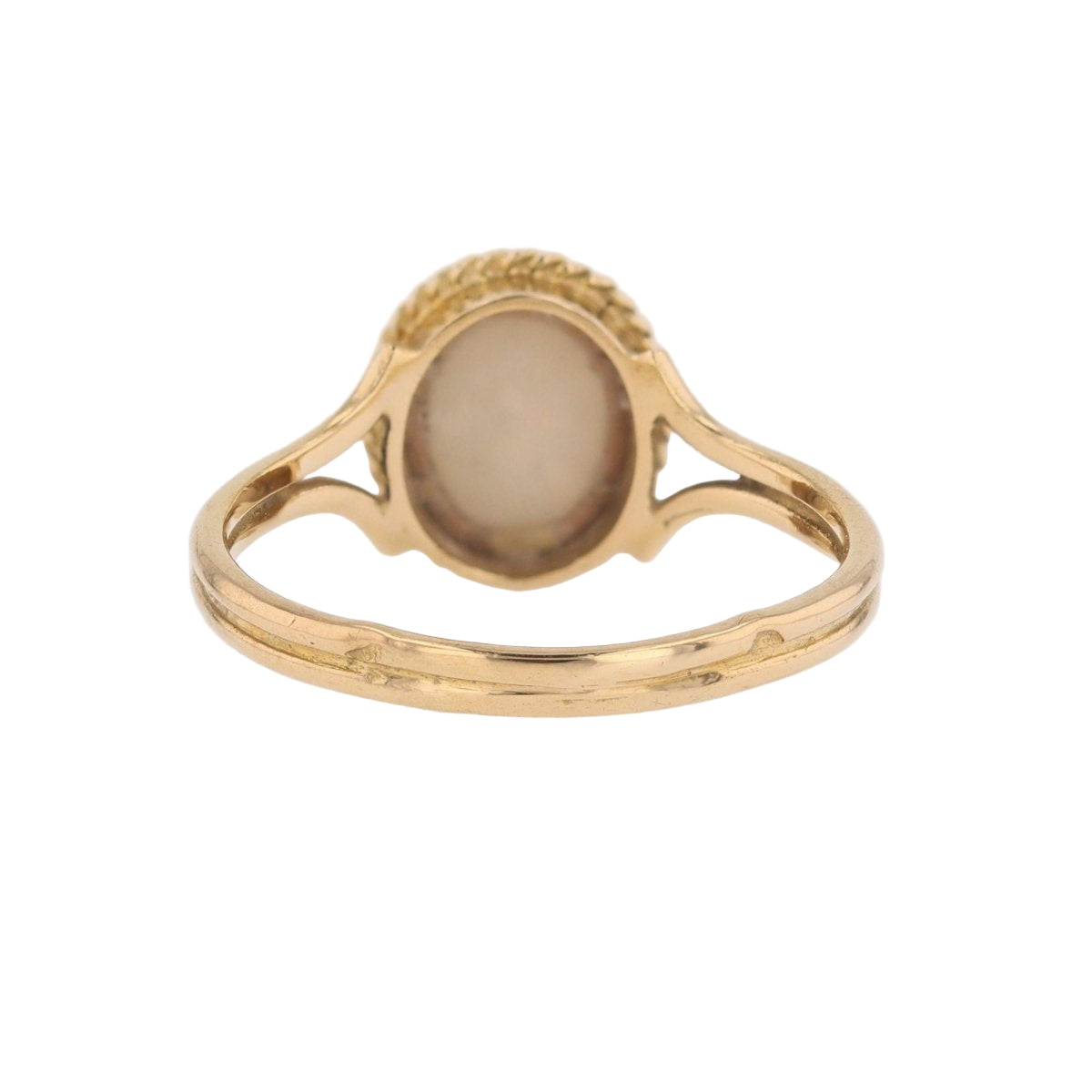 Bague opale torsadé en or jaune - Castafiore