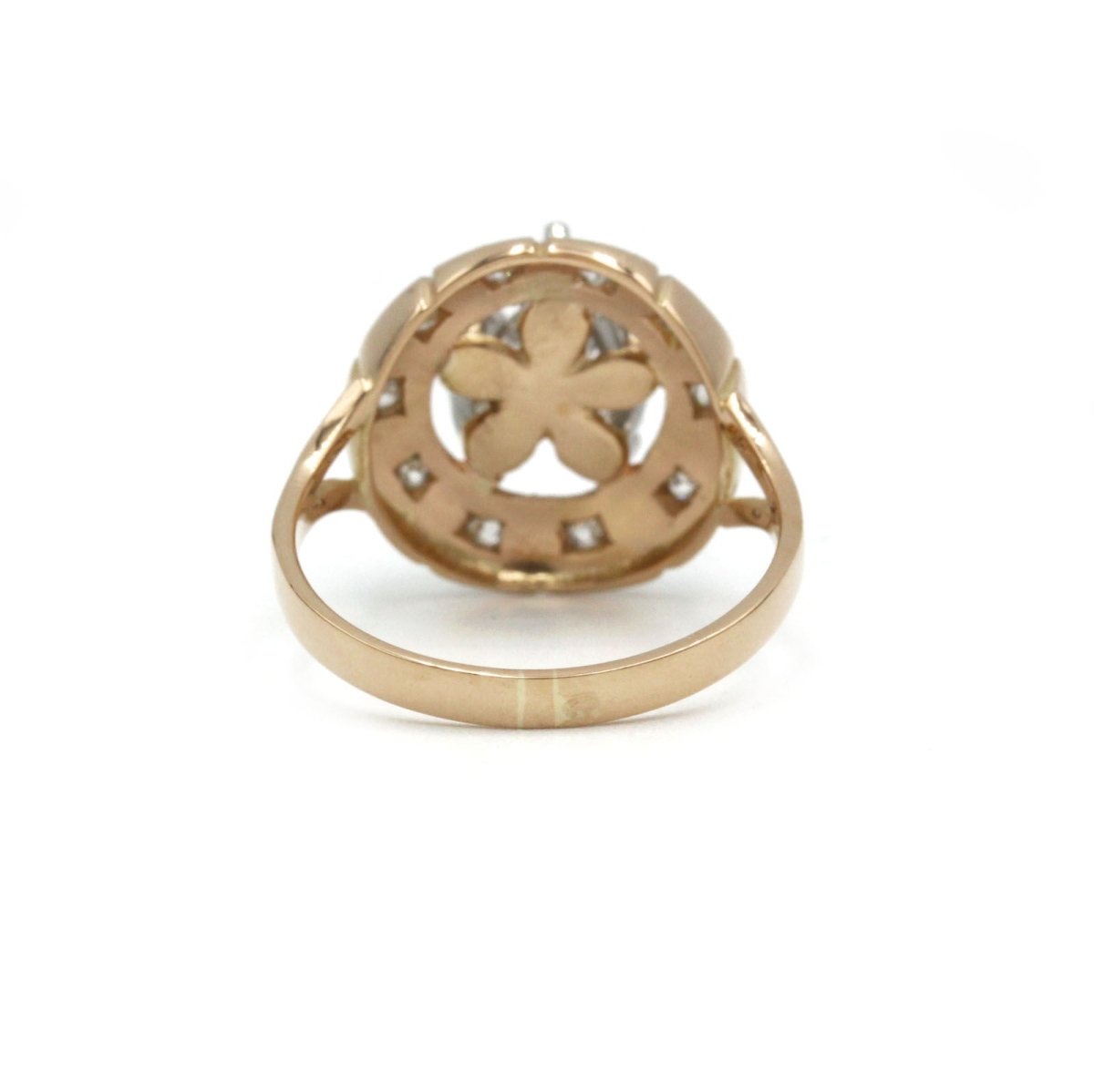 Bague - Or bi - colore & Diamants - Castafiore