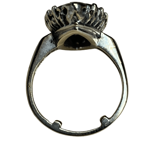 BAGUE OR BLANC 18K MARQUISE (T.48) - Castafiore