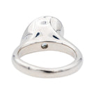 Bague Or blanc Aigue Marine - Castafiore