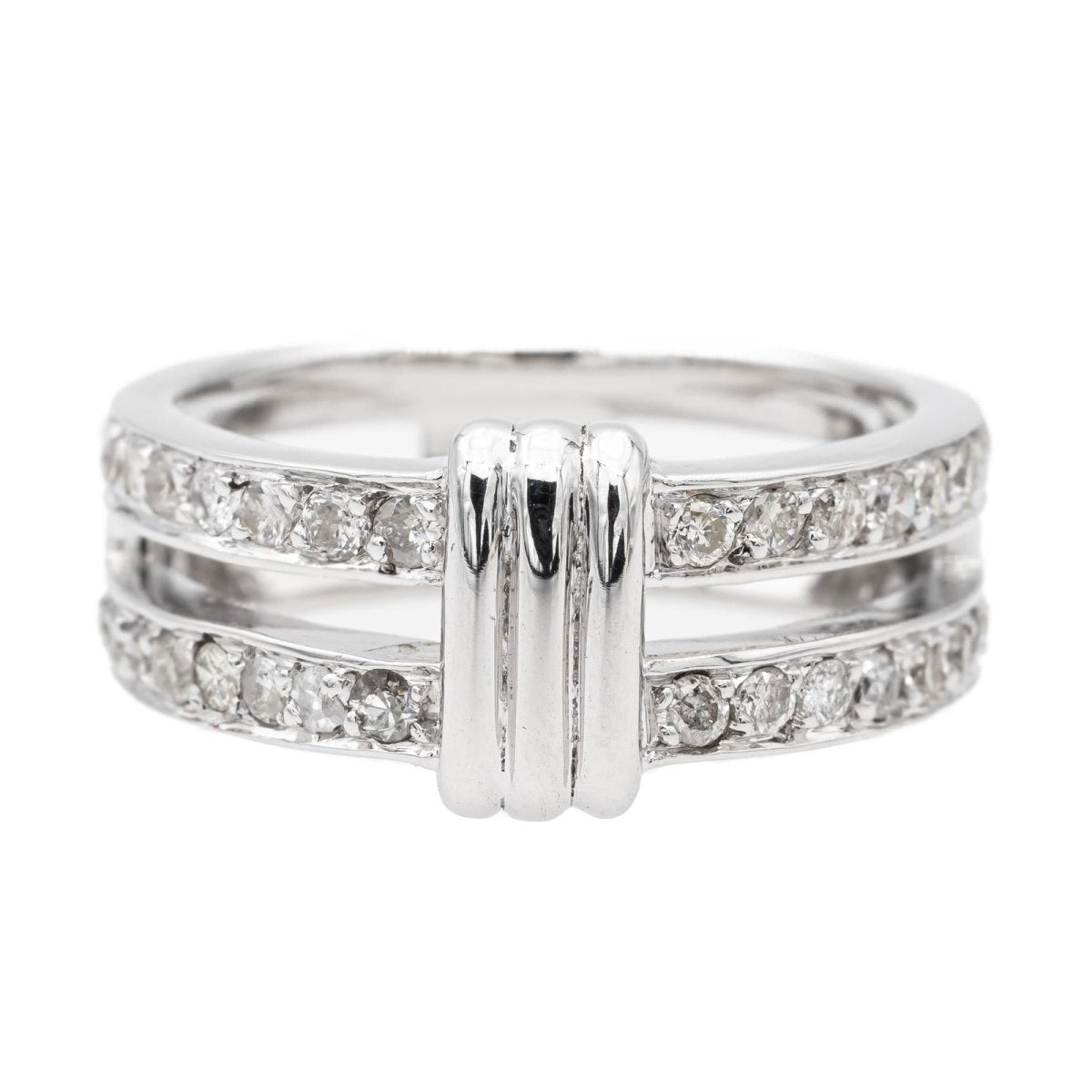 Bague Or blanc Diamant - Castafiore