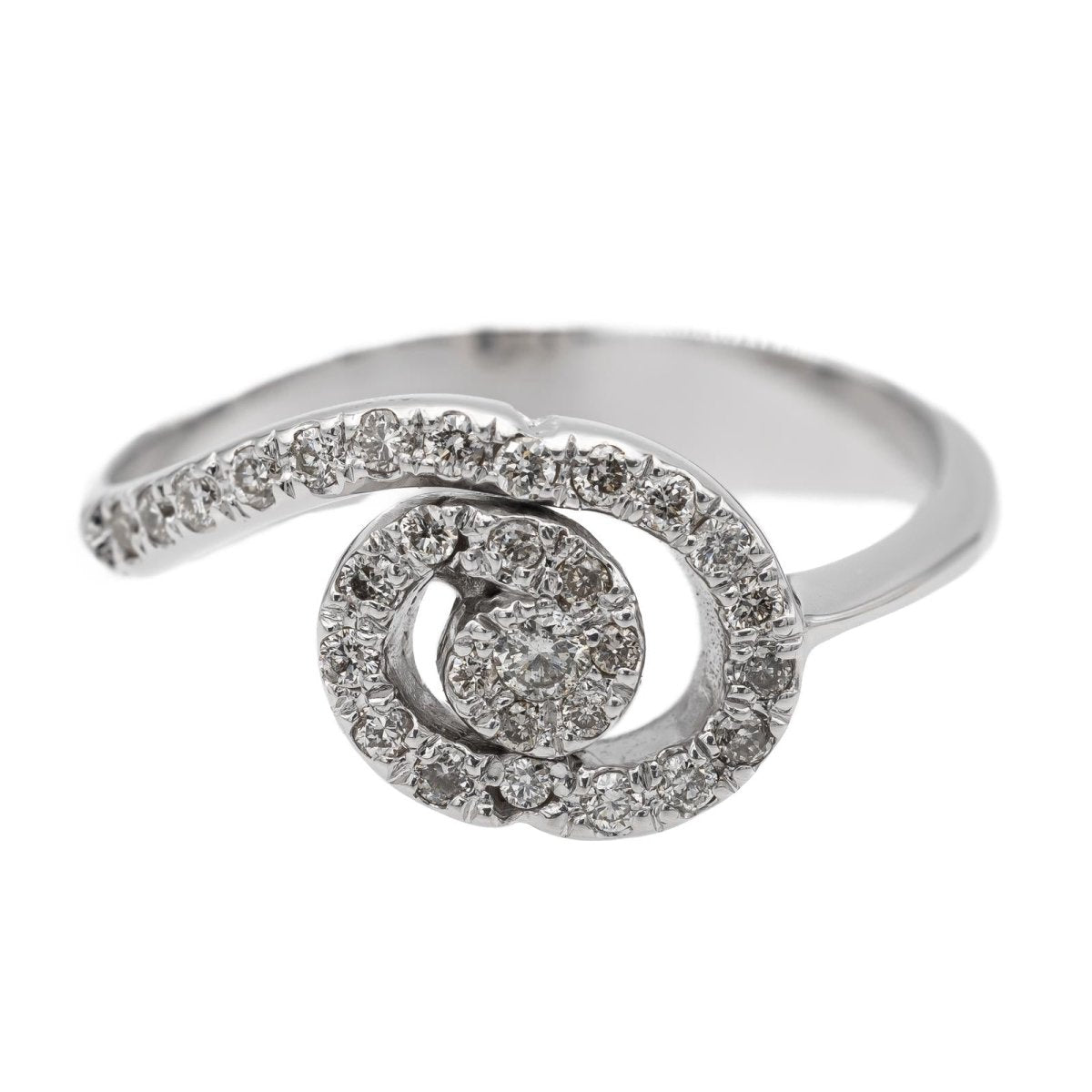 Bague or blanc diamant - Castafiore