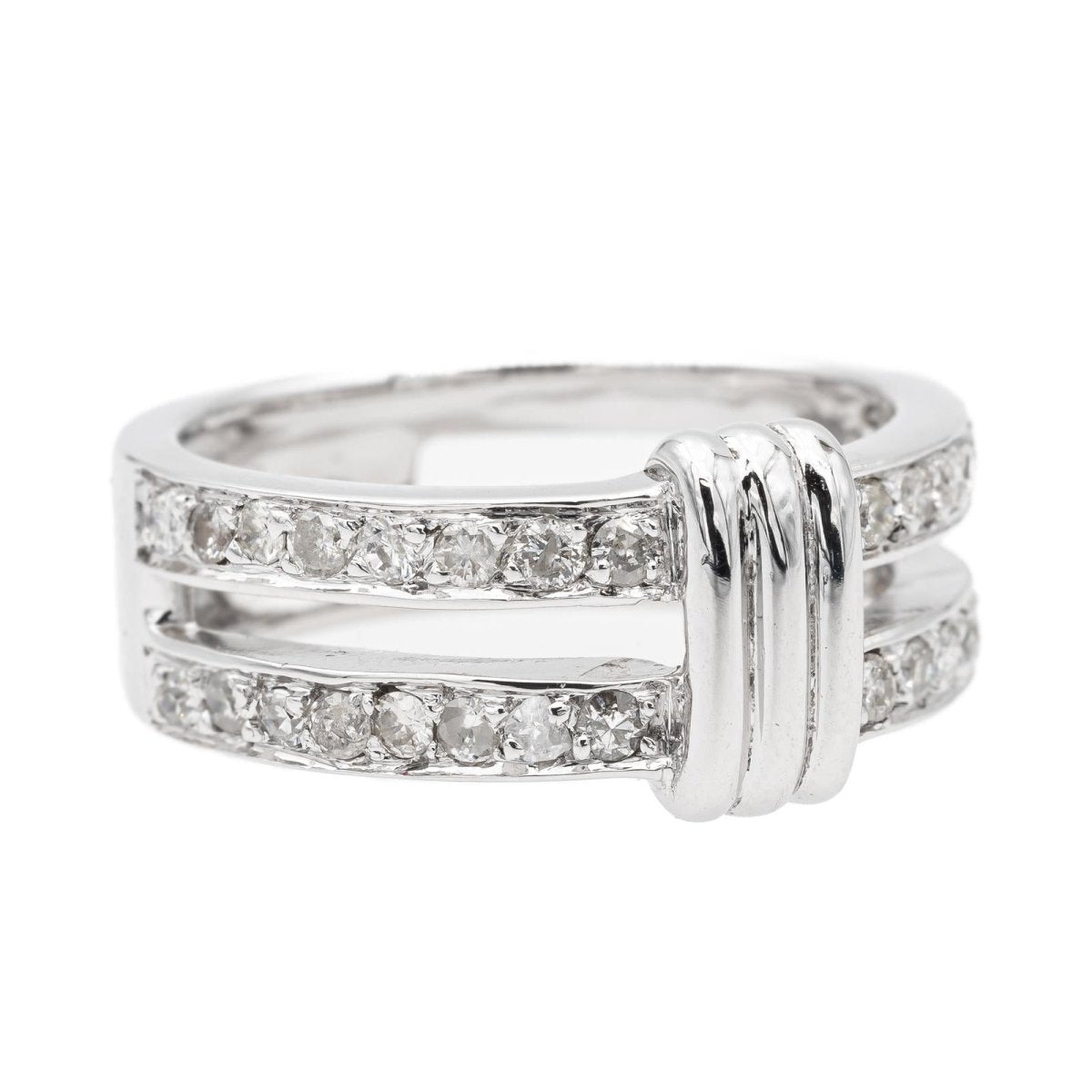 Bague Or blanc Diamant - Castafiore