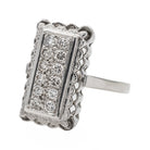 Bague Or blanc Diamant - Castafiore